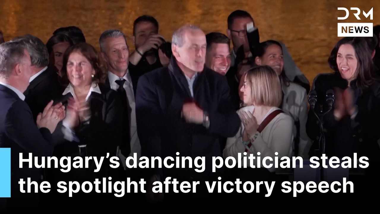 Hungary&rsquo;s dancing politician steals the spotlight after Magyar's victory speech | AC1G