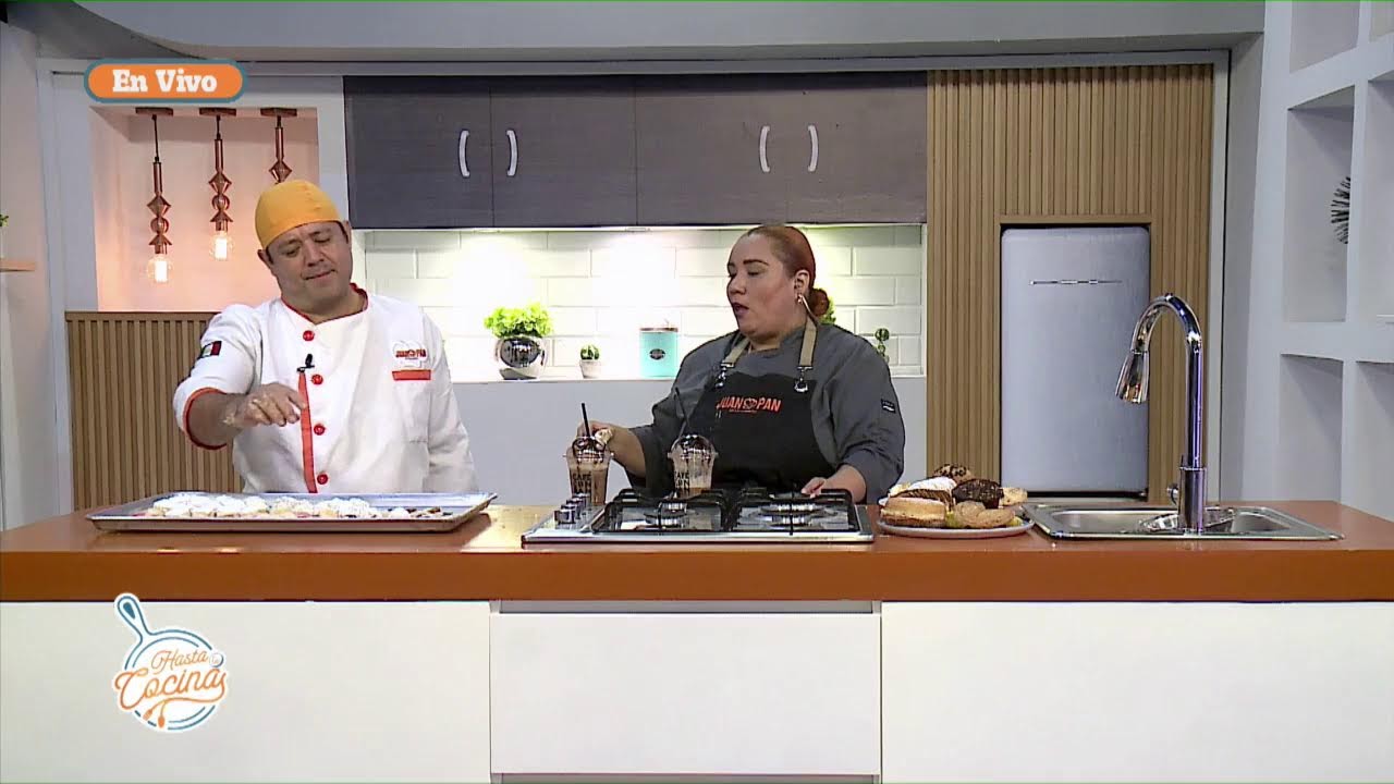 Hasta la Cocina con la Chef Luisa Ft. Juan Pan - Galletas beso de nues y color