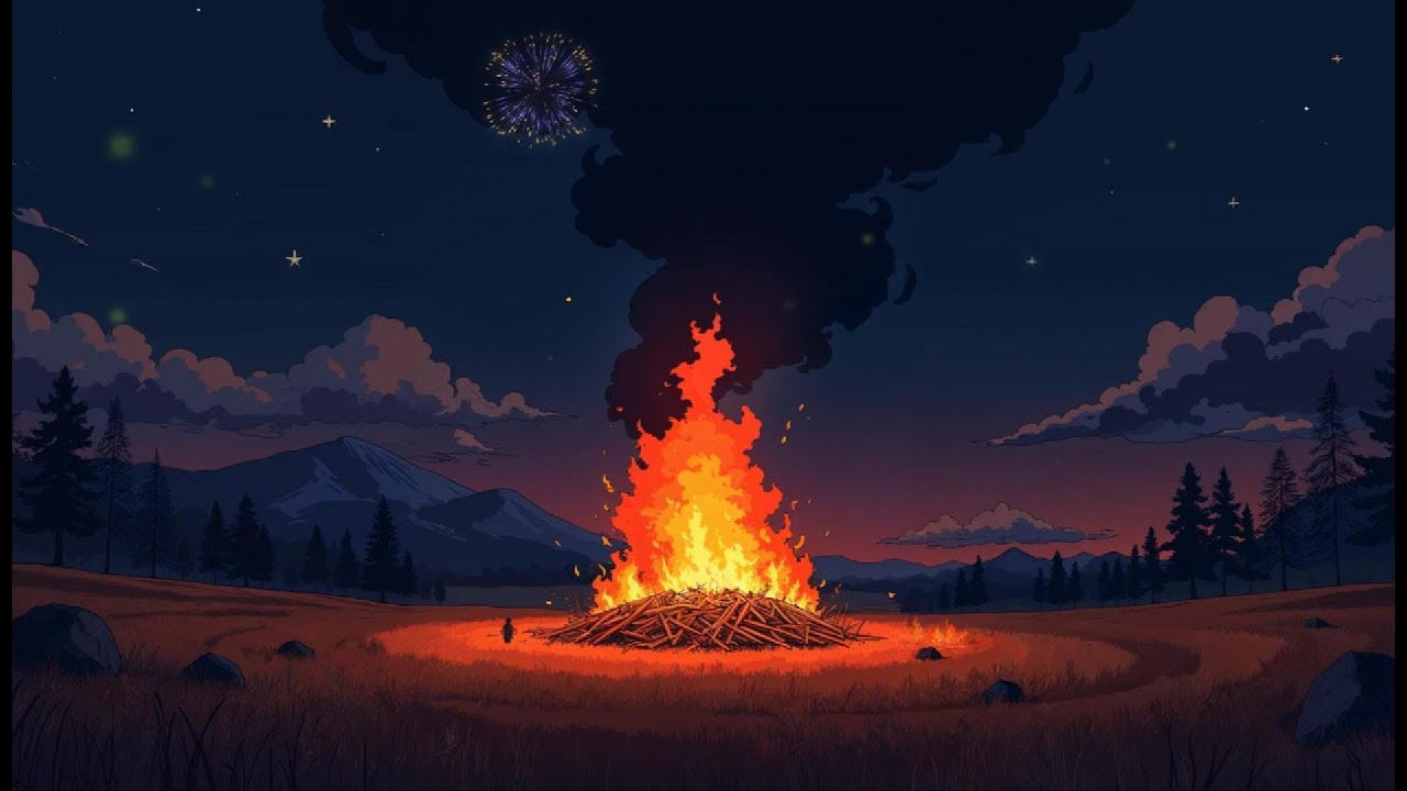 bonfire night lofi | cozy beats for a chilly autumn evening