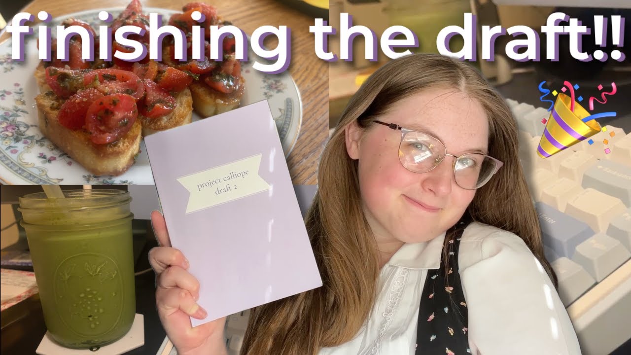 finishing the 2nd draft of my fantasy novel!! 🎉 writing vlog~