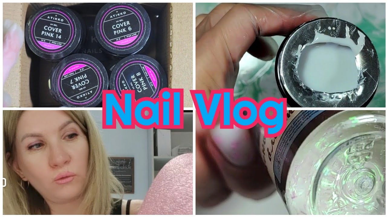 #Nail влог 60 #Обзор на гели ATIKKO, попробовала на себе #влогимастера