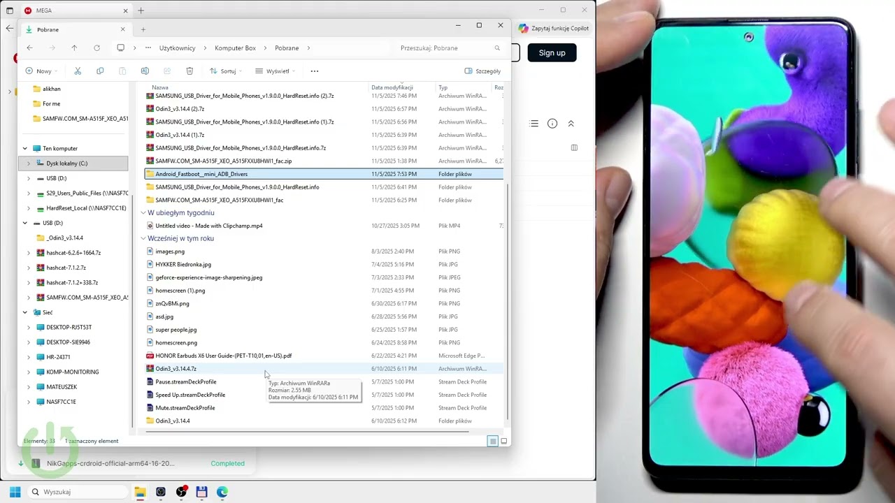 SAMSUNG Galaxy A51 – Jak zainstalować Android 14/15/16 (Custom ROM, TWRP + Odin)