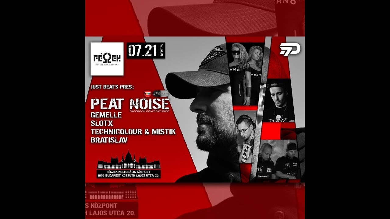 Peat Noise @ Just Beat's, Fészek Club, Budapest Hungary (21.JULY.2018)