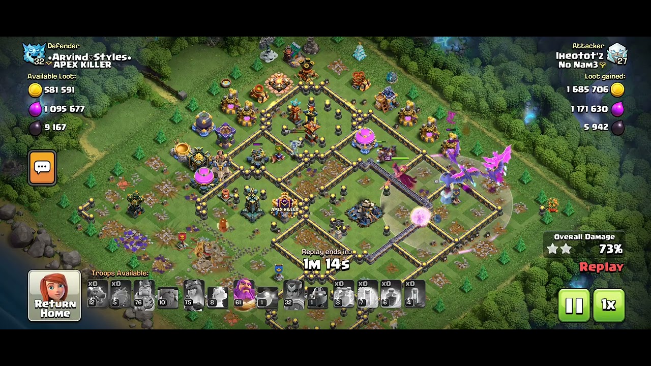 3star Drag attack in Th18
