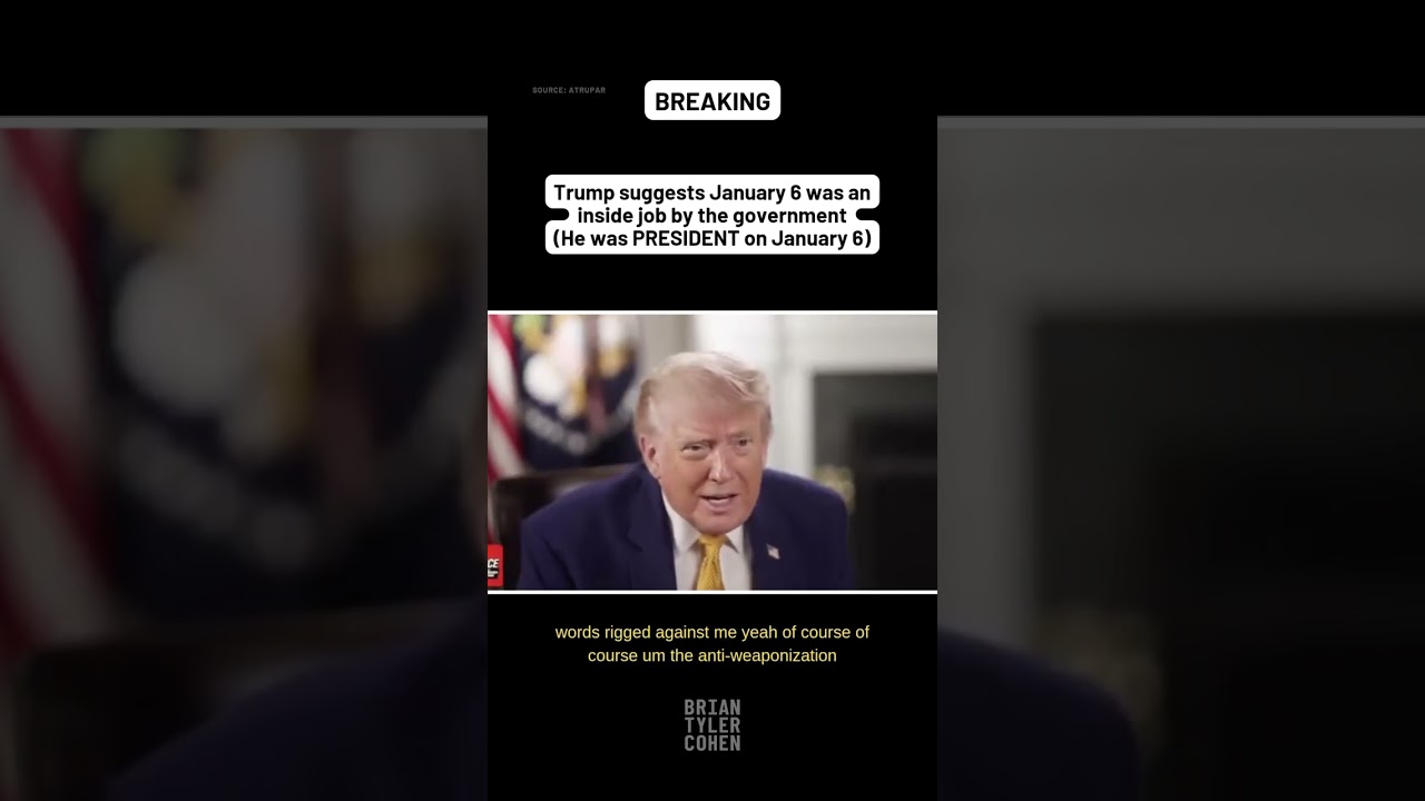 Трамп утверждает, что события 6 января были спланированы правительством изнутри (он был президент...