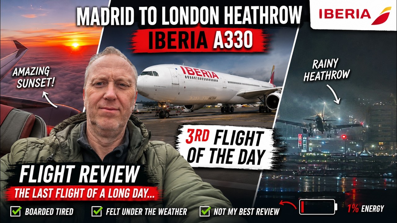 ROUGH EDIT! I wasn't well! - Flying Iberia A330 In Europe, I enjoyed it!