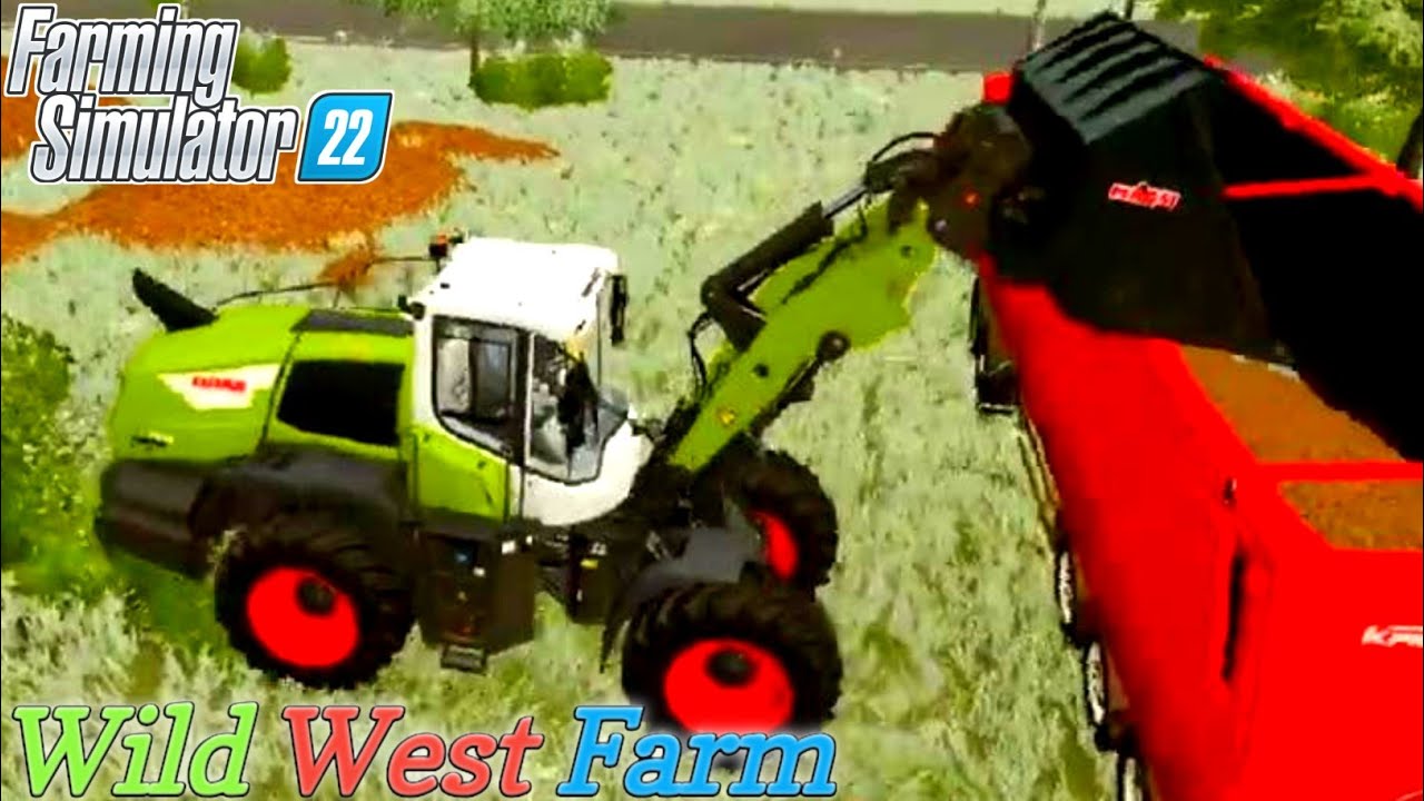 Harvesting Oats, Selling Potatoes, Wild West Farm Timelapse Ep 40 FS22