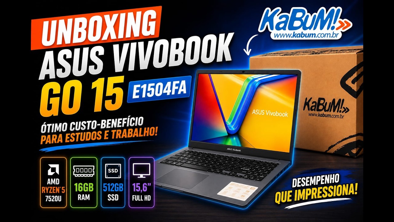 Comprei um Notebook da ASUS