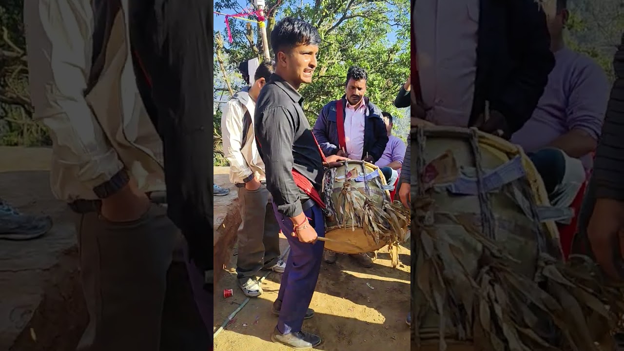 पहाड़ी डोल दामों  || Pahadi Dhol Damo || Garhwali Mandan || Ajju Ajay Panwar Vlog