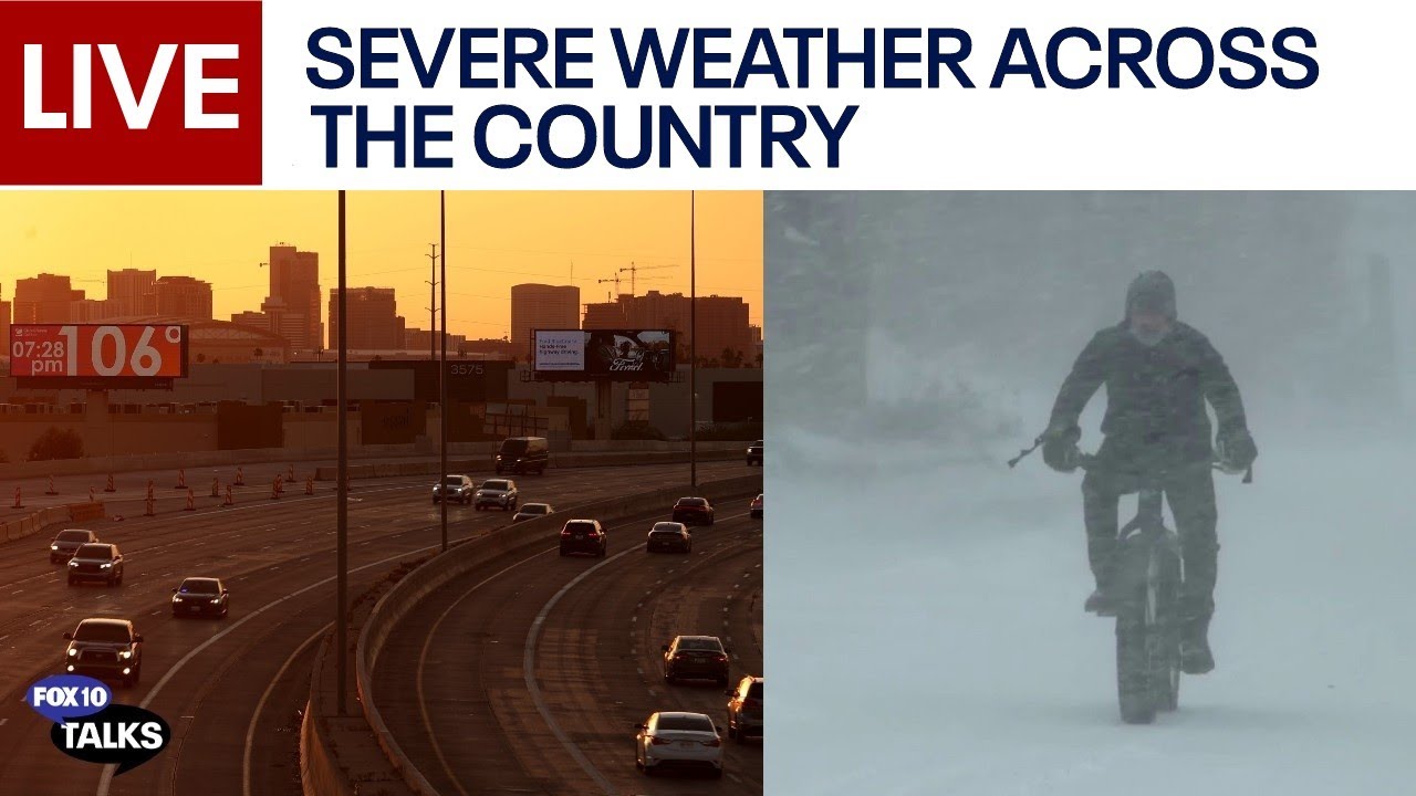 🔴LIVE: Record breaking heat in Arizona & severe storms across the East | FOX 10 Talks