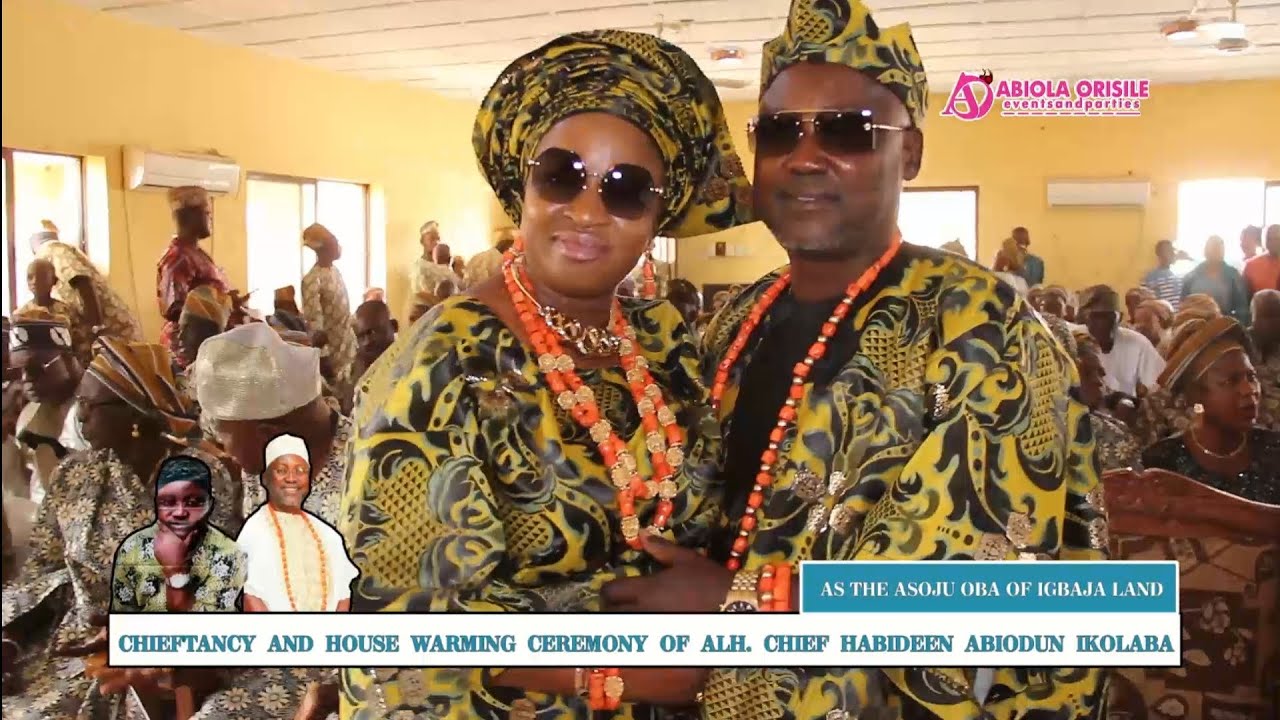 Double Celebration,As Alh.chief Ikolara become Asoju Oba of Igbalaja & open mouth-watering mansion.