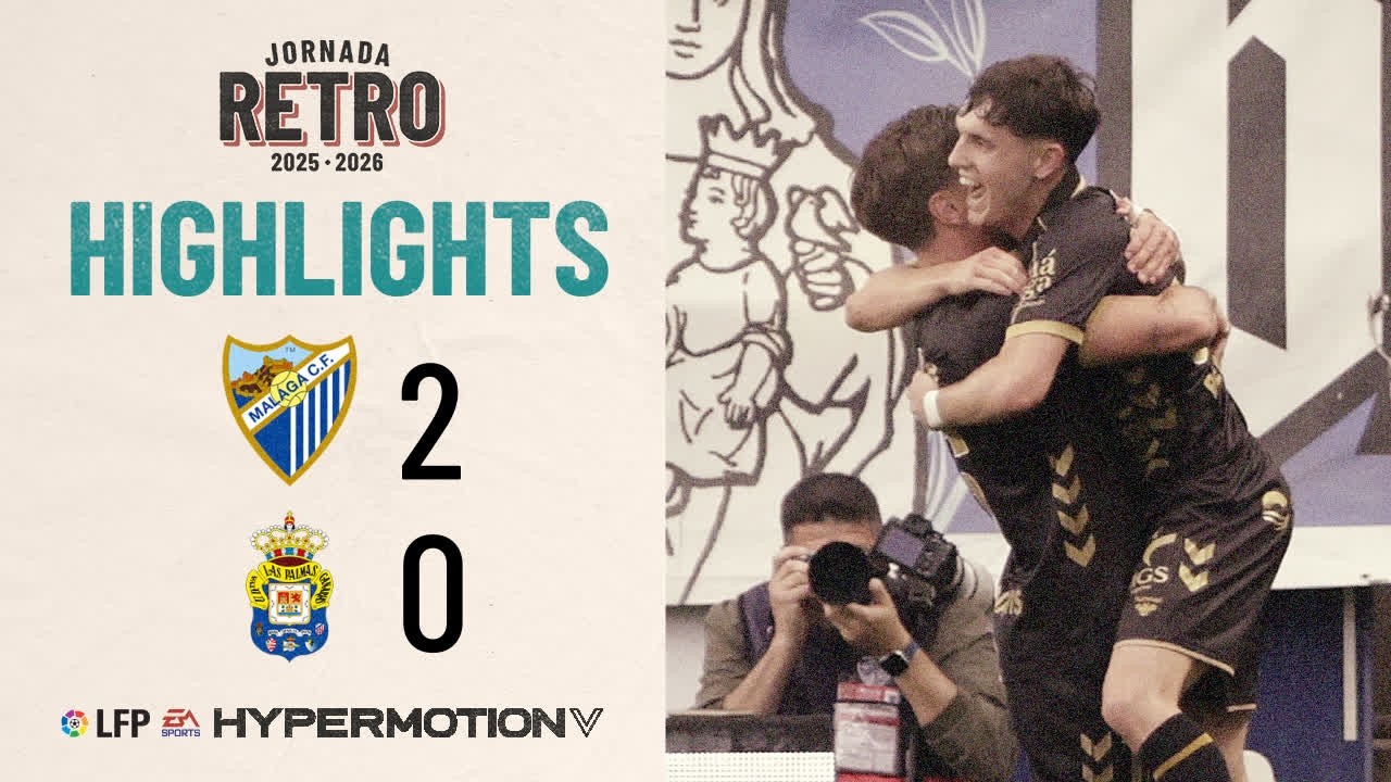 M&Aacute;LAGA CF 2 - 0 UD LAS PALMAS | RESUMEN LALIGA HYPERMOTION