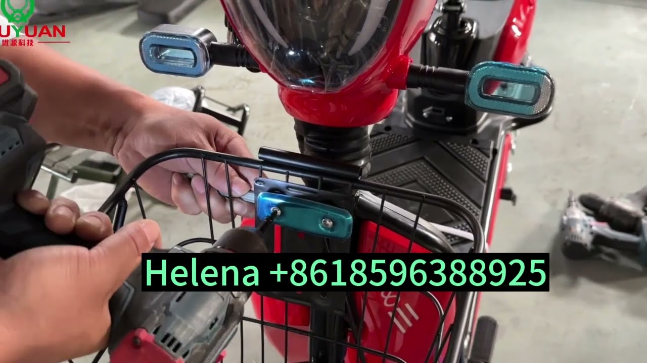 How to install the electric bikes when you receive the containers, Y2-GE ebike installation video