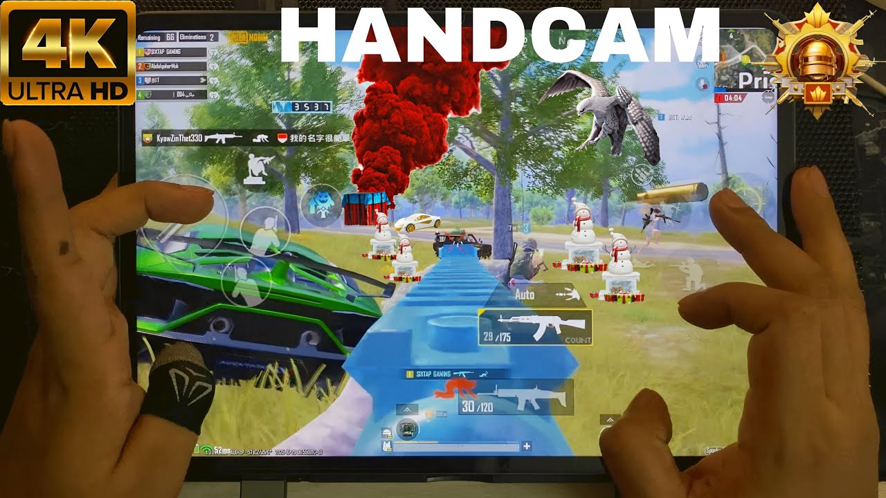 Xiaomi Pad 6S Pro PUBG Mobile Handcam | 120FPS Smooth Test + Shizuku Performance🔥Non Gyro 6 Finger