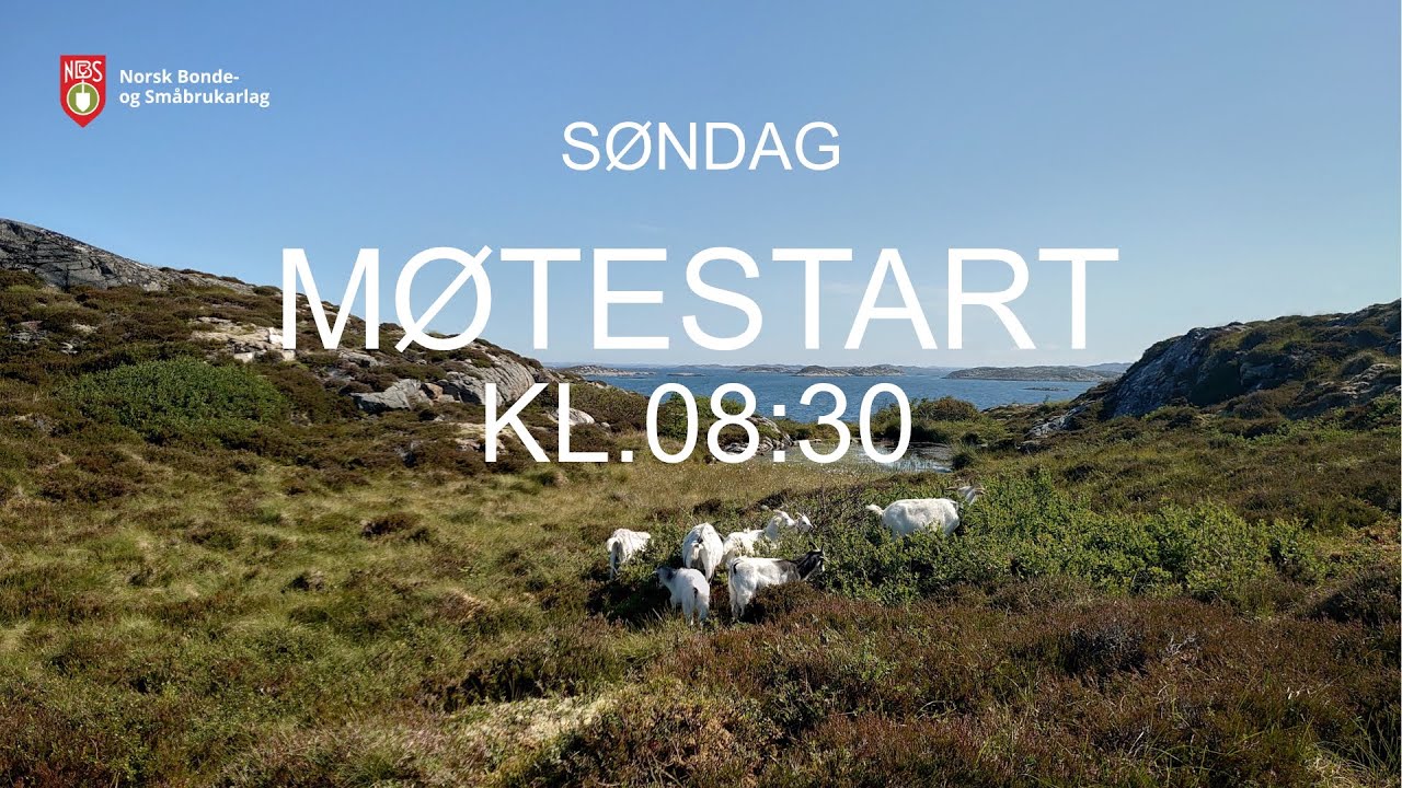 Direktesending: Norsk Bonde- og Småbrukarlags landsmøte 2025 - Søndag