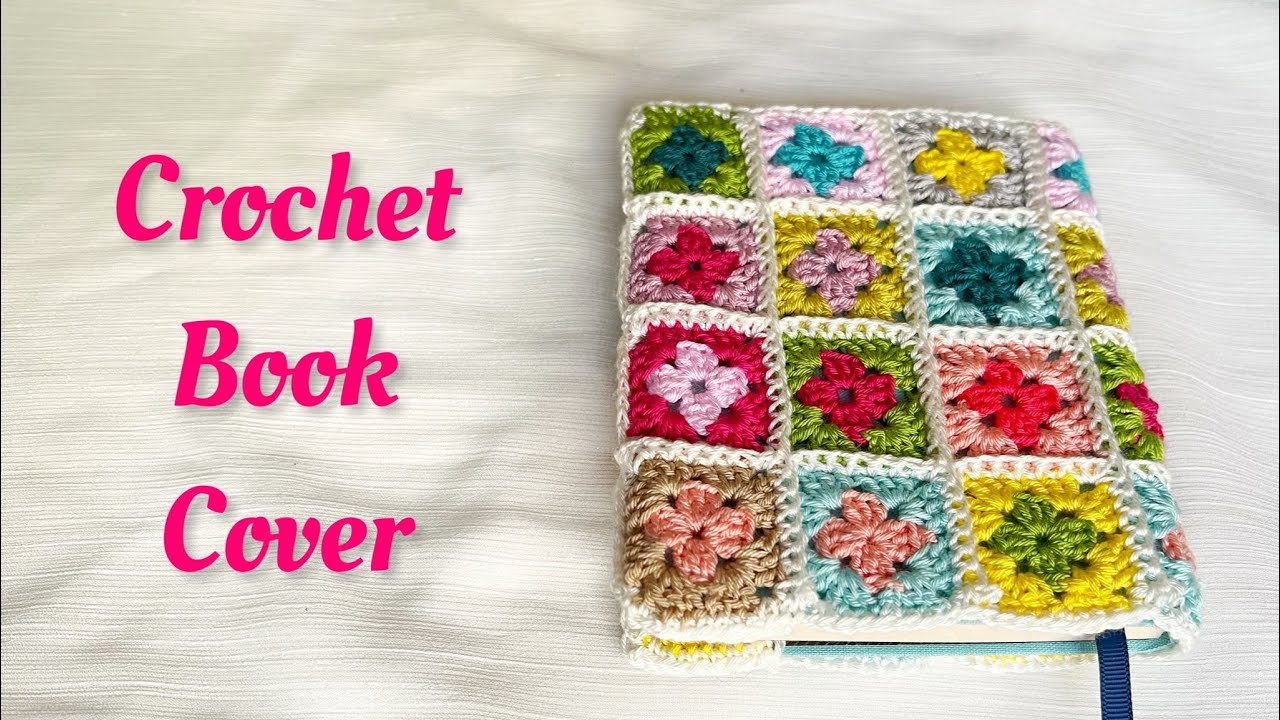 How to crochet book cover