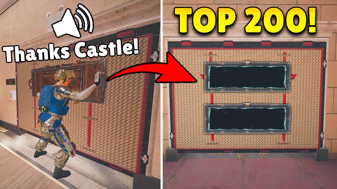 TOP +200 *0.01% Chance & Funny Fails* Moments in Rainbow Six Siege