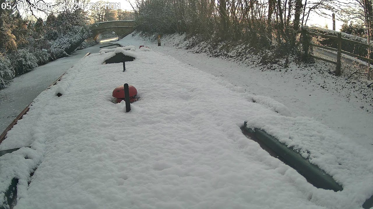 Winter arrived on the Macc.