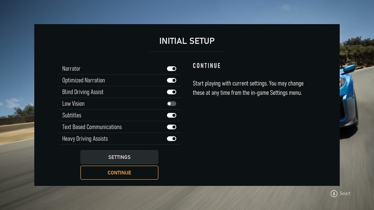 Welcome to Forza Motorsport Accessibility