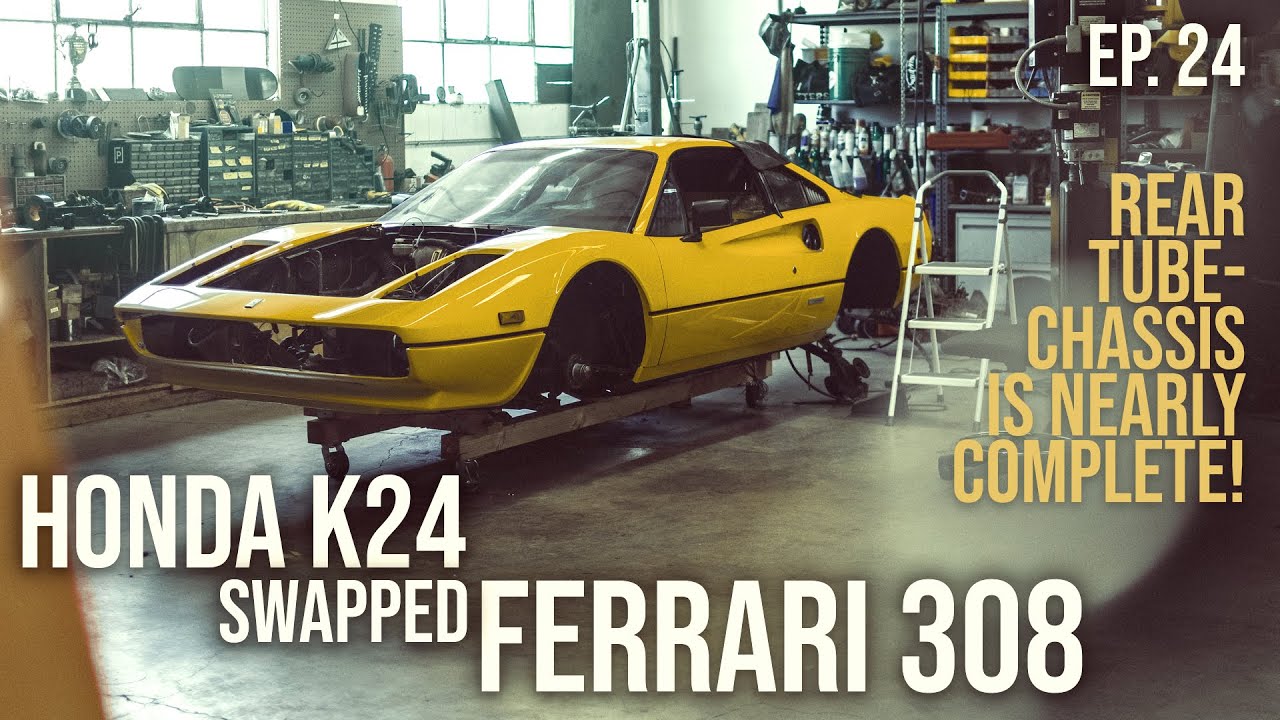 Honda K24 Ferrari Build - Ep. 24 - Replacing the Chassis Pieces I Chopped Up (4K)