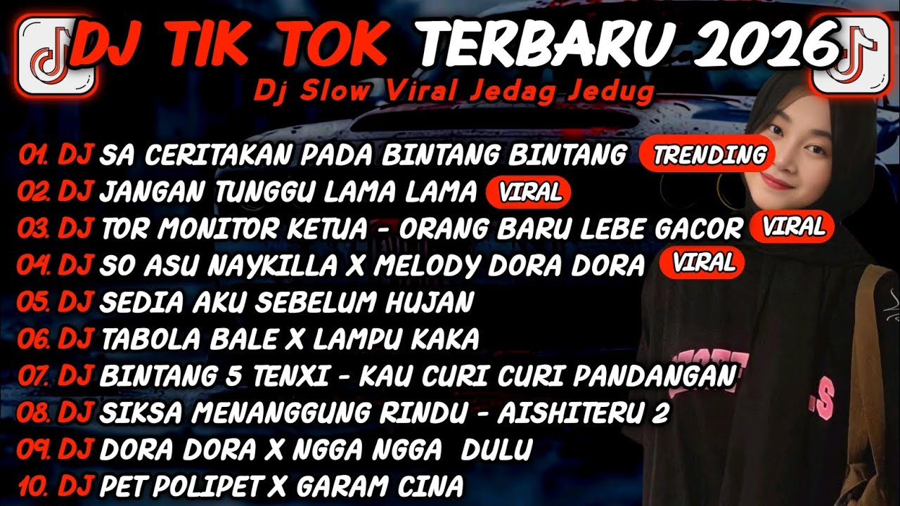 DJ TIKTOK TERBARU 2026🎵DJ SA CERITAKAN PADA BINTANG BINTANG-JAUH KO PERGI🎵DJ JANGAN TUNGGU LAMA LAMA