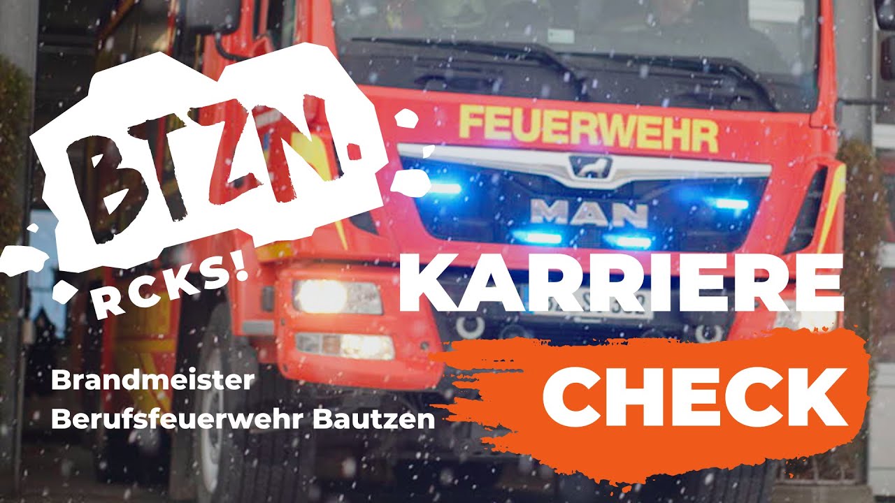 KARRIERE CHECK: Brandmeister Berufsfeuerwehr Bautzen