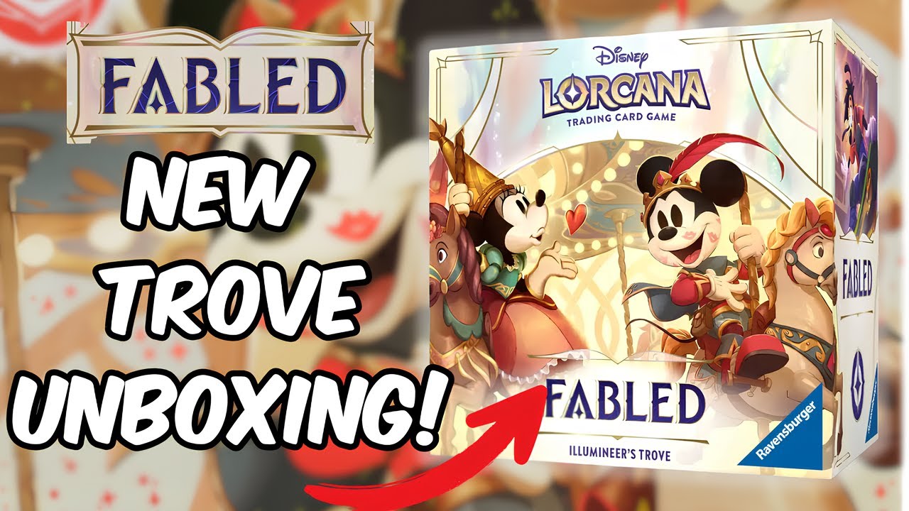 EARLY Trove Unboxing! FABLED First Look – Disney Lorcana
