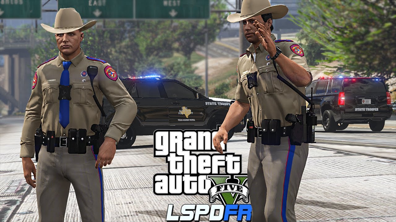 Игра за техасского полицейского — LSPDFR — Техасский патруль полиции, автор — коренной техасец, э...