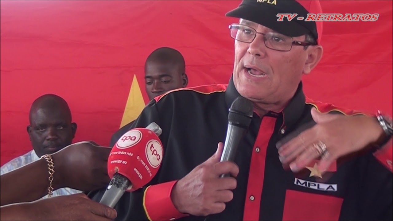 INTERVENÇÃO DE RUI FALCÃO 1º SECRETÁRIO PROVINCIAL DO MPLA NA COMUNA DO MONTE BELO, PROVÍNCIA DE BEN