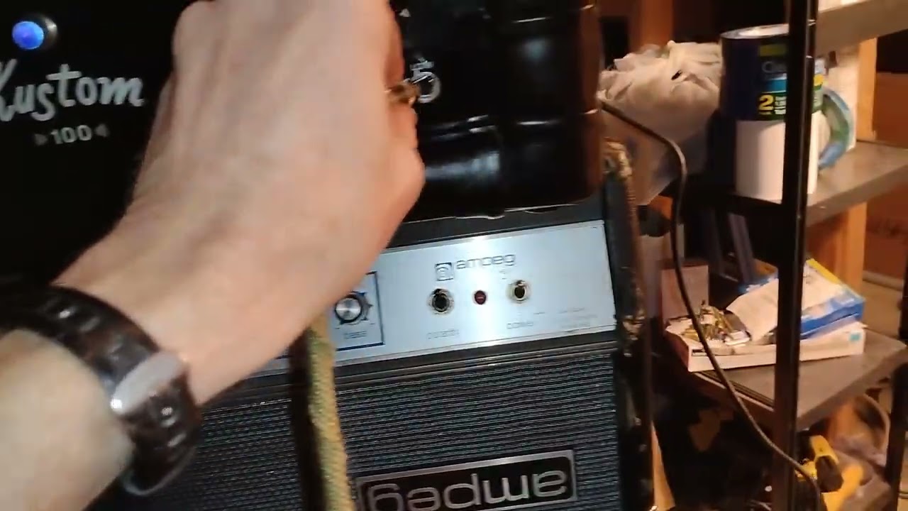 Demo of kustom k100-1 bass or guitar amp 