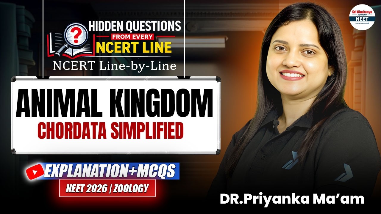 Chordata in One Shot! 🎯 NCERT Animal Kingdom Simplified | NEET 2026 Biology || #NEET2026