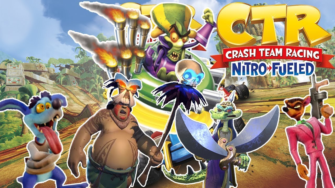 CTR Nitro-Fueled│All Boss races and cutscenes