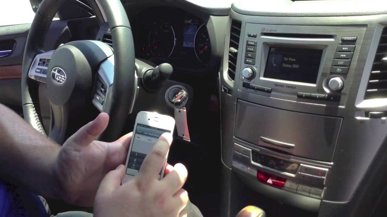 КАК: подключить iPhone по Bluetooth к Subaru (все модели 2013 года)