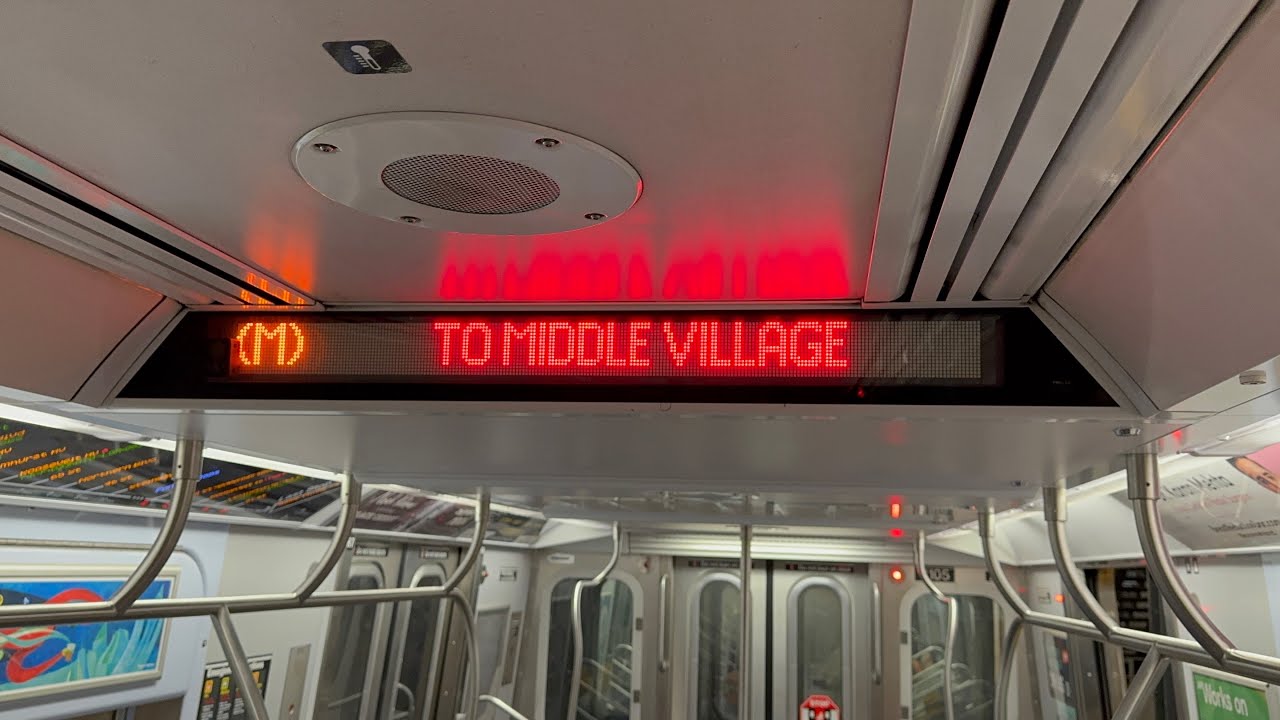 IND 6 Av Local: R179 (M) Train [Forest Hills-71 Av to Middle Village-Metropolitan Av]