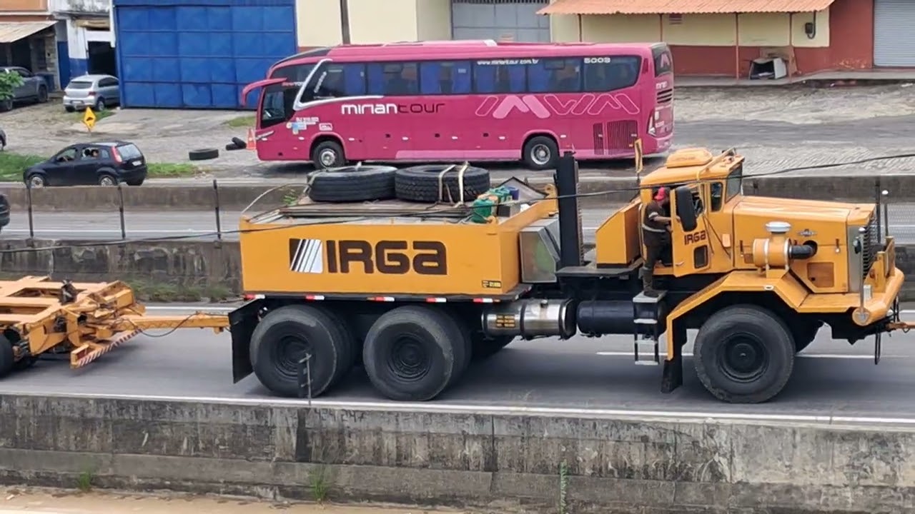 CARGA SUPER DIMENSIONADA TRANSPORTADA PELA IRGA TRANSPORTES EPECIAIS