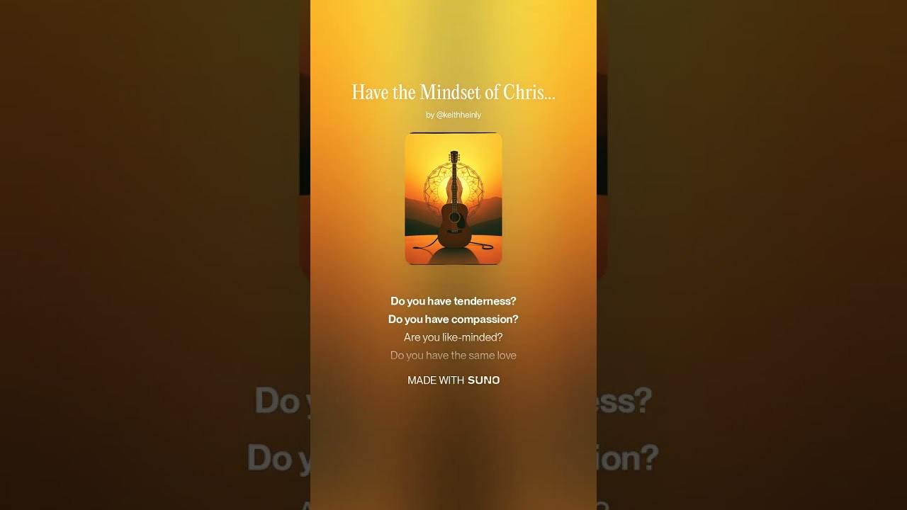 Have the Mindset of Christ