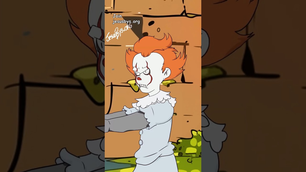 [Special Halloween] 🎈Jesus Saves Baby Bo from the Sewer Clown&rsquo;s Dark Heart ❤️ #jesus #jesusbys #jbys