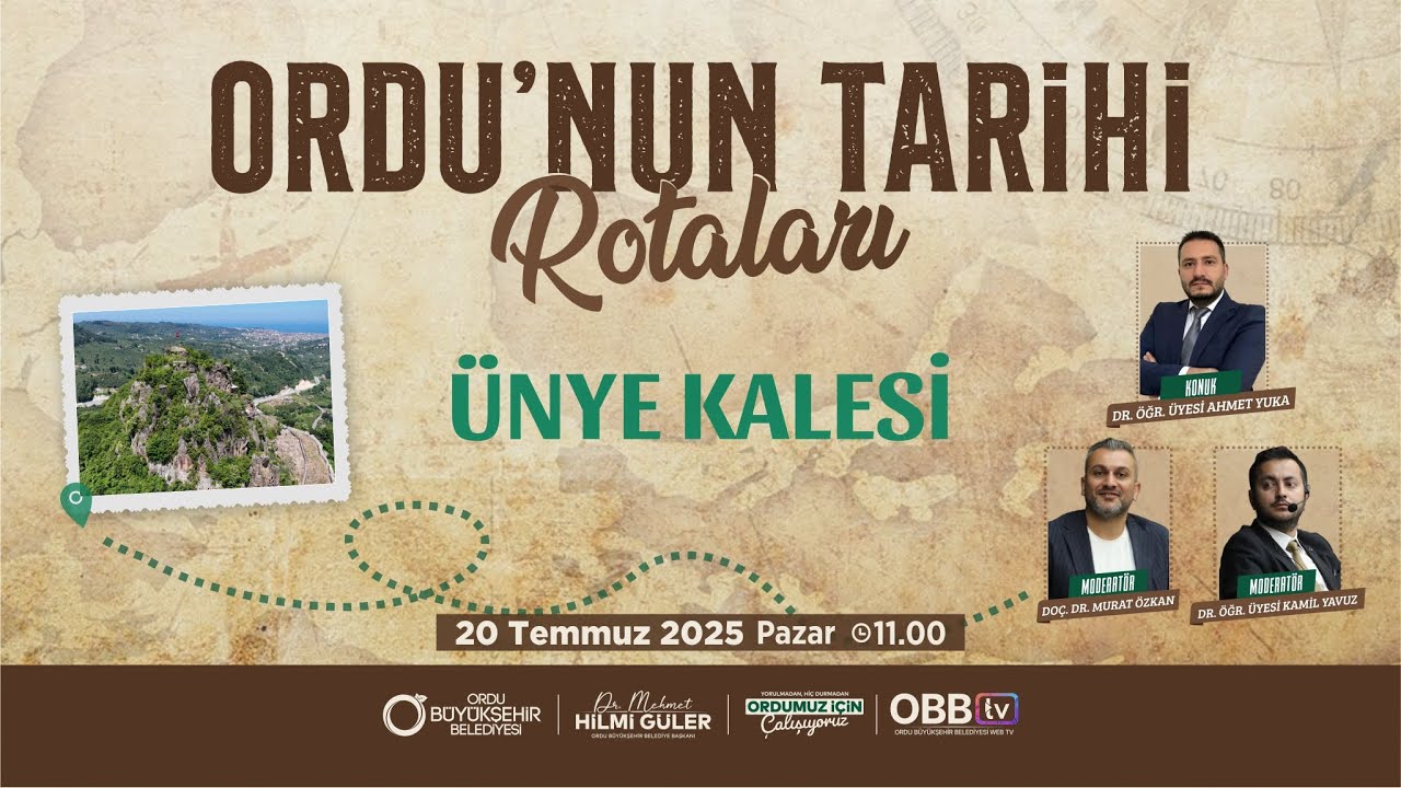 ORDU'NUN TARİHİ ROTALARI - 27-ÜNYE KALESİ
