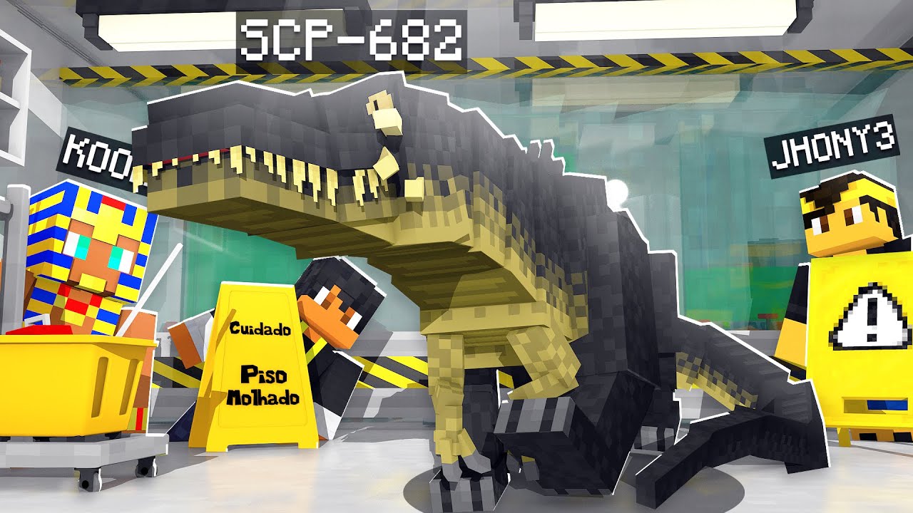 SE ESCONDA DO SCP-682 no MINECRAFT! ‹ Koow ›