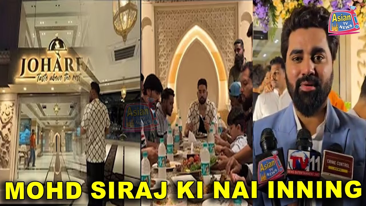 Cricketer Md Siraj Ki Nai Inning – Joharfa Restaurant Opens with a Bang in Hyderabad.