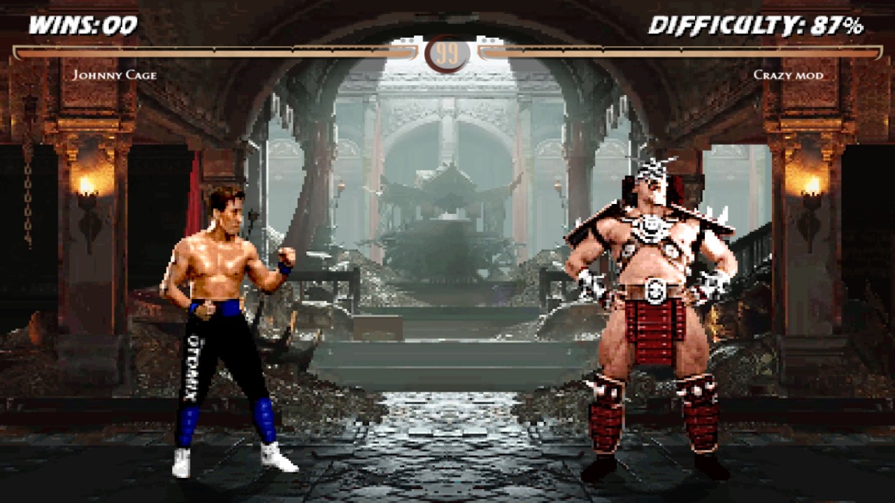 Mortal Kombat Solano Ultimate (Mugen) - Johnny Cage Gameplay Playthrough 