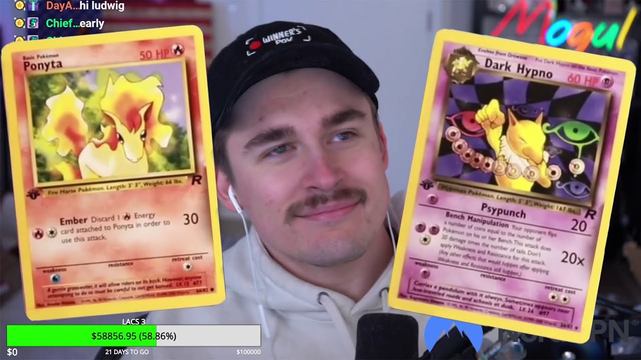 Ludwig buys even more Pokemon cards