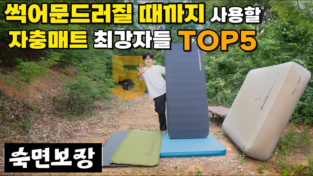 [내돈내산]  무덤까지 가져갈 자충매트 최강자 Best5 | 이거면 끝나요