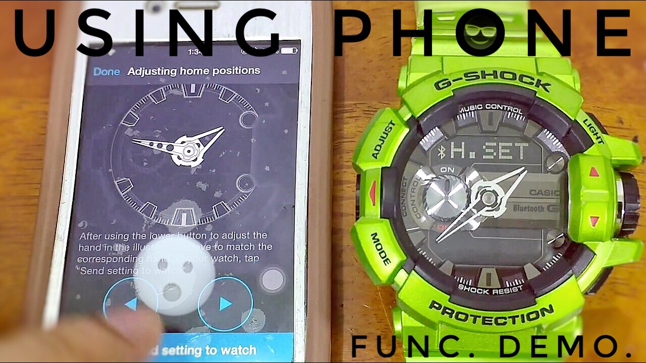 Учебное пособие по модулю Casio 5413 G-Shock | Посмотрите демонстрацию настройки с помощью смартф...