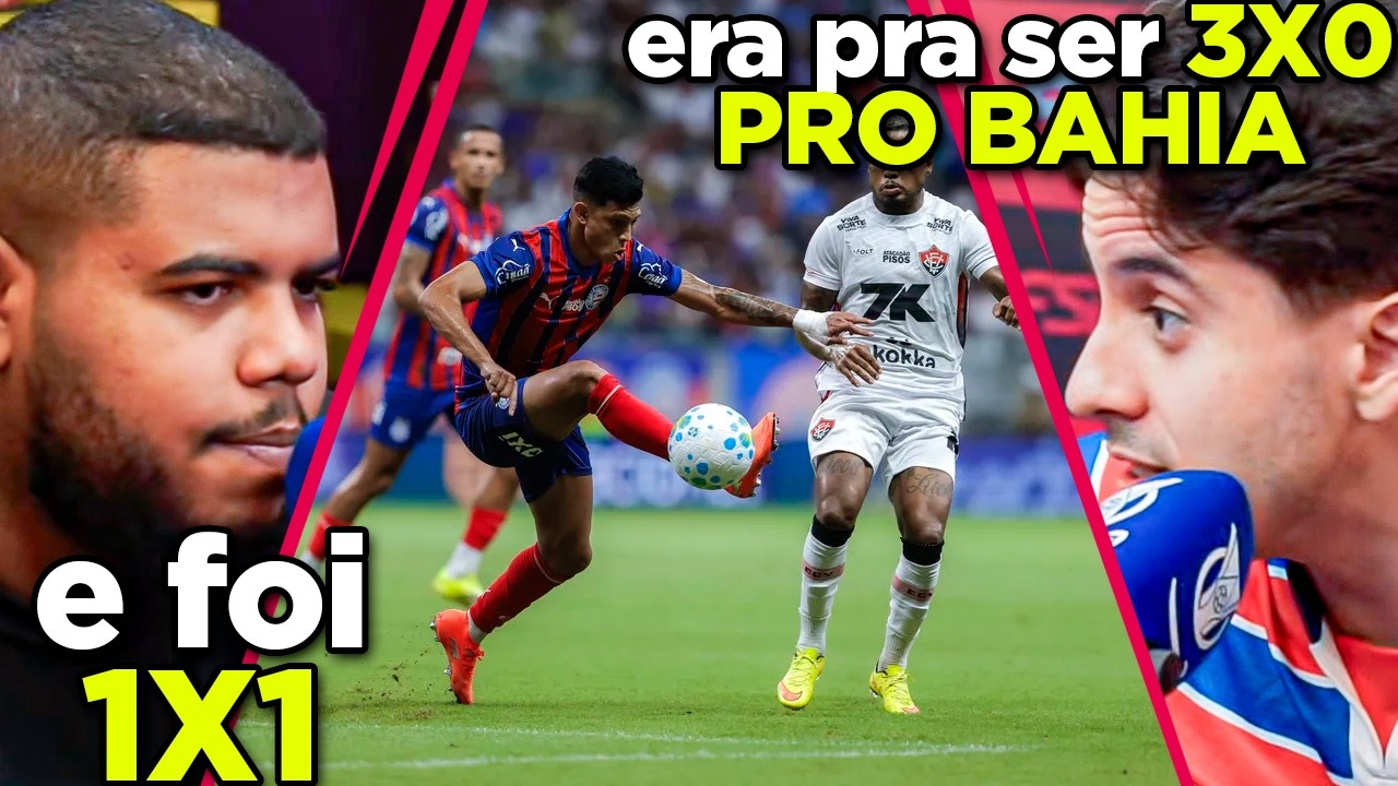 BAHIA AMASSA Vitória mas NÃO VENCE