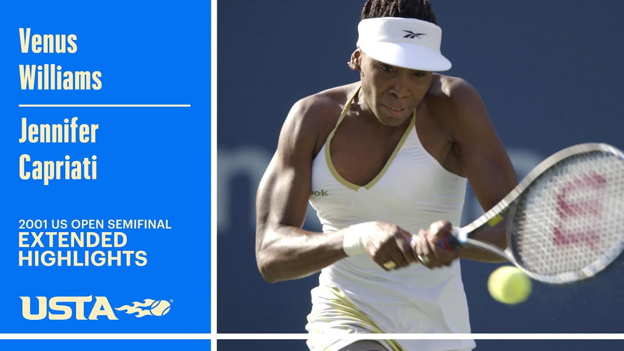 Venus Williams vs. Jennifer Capriati Extended Highlights | 2001 US Open Semifinal