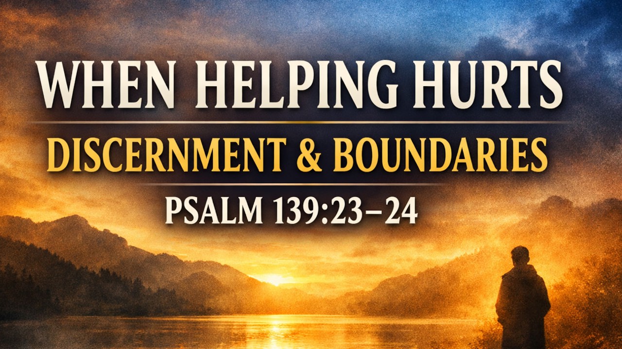 When Helping Hurts Your Spirit | Discernment & Boundaries | Psalm Meditation