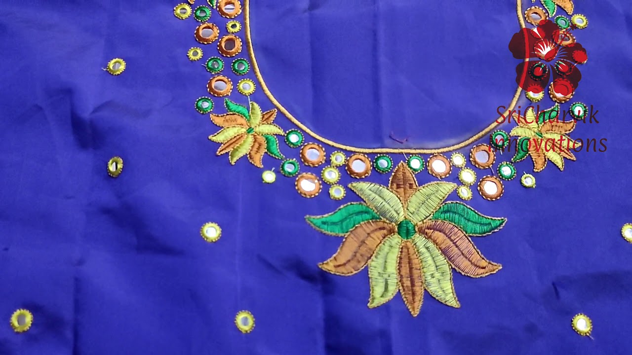 latest Computer Embroidery blouse works  #computerembroidery #computerembroideryblousework