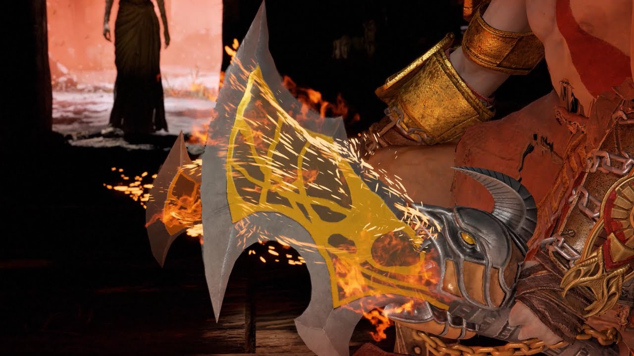 Young Kratos recovers the Blades of Exile w/Original Soundtrack (Mod Showcase)