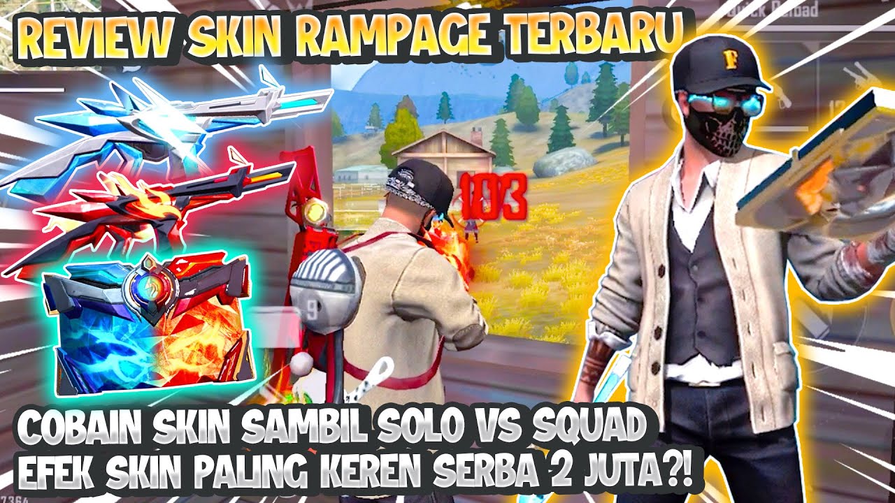 BORONG EVENT RAMPAGE SERBA 2 JUTA!? AUTO SOLO SQUAD RIVIEW SKIN THOMPSON LEGENDARY TERBARU